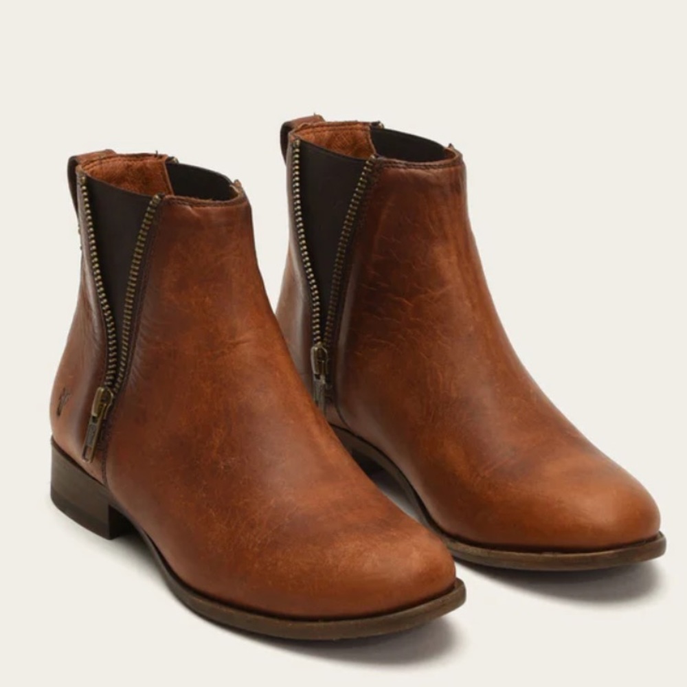 Frye Carly Zip Chelsea Boots